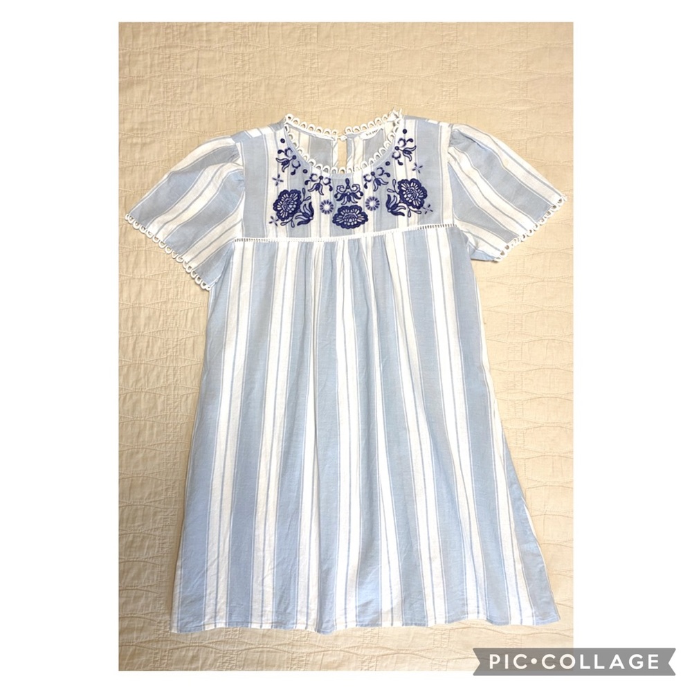 Boho Embroidered Dress